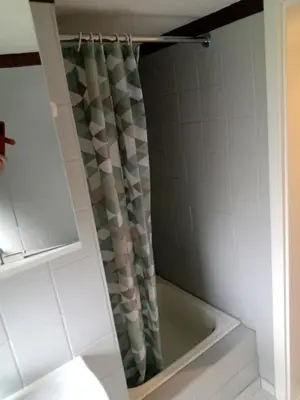 Ein Badezimmer in der Unterkunft Taubenschlag