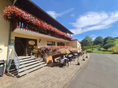 Das Gebäude in dem sich das Aparthotel befindet