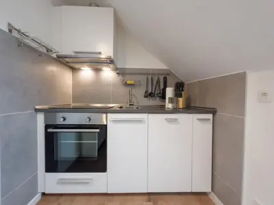 Küche/Küchenzeile in der Unterkunft 2-Zimmer Apartment 52 qm bis zu 4 Personen