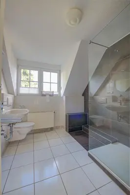 Ein Badezimmer in der Unterkunft Ferienwohnung Panorama Moselblick