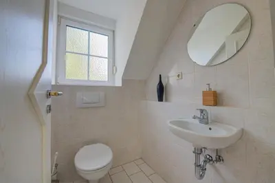 Ein Badezimmer in der Unterkunft Ferienwohnung Panorama Moselblick