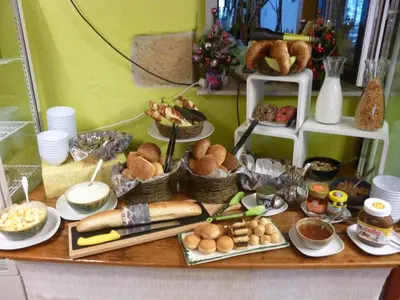 Essen im Bed & Breakfast oder in der Nähe
