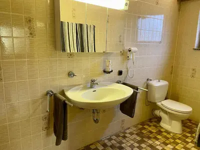 Ein Badezimmer in der Unterkunft Ferienhaus Eifelblick