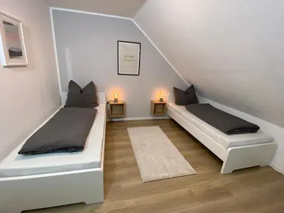 Ein Sitzbereich in der Unterkunft Ferienwohnung Loreley Mittelrheintal