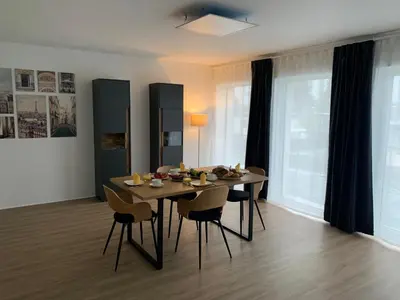Grundriss der Unterkunft Eifel24, neues und barrierefreies Appartement mit Terrasse