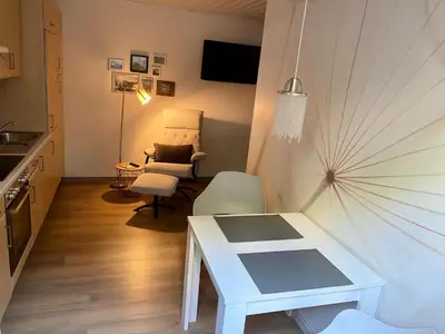 Küche/Küchenzeile in der Unterkunft Ferienappartement Greiff
