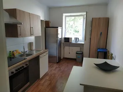 Küche/Küchenzeile in der Unterkunft Schöne Ferienwohnung in Becheln