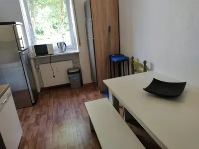 Küche/Küchenzeile in der Unterkunft Schöne Ferienwohnung in Becheln