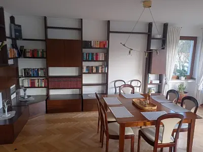 Die Bibliothek im Ferienhaus