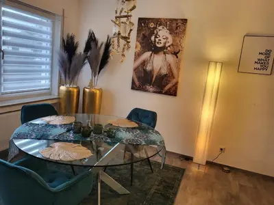 Ein Sitzbereich in der Unterkunft Lounge 3 mit 2 Schlafzimmern