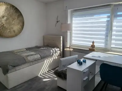 Ein Sitzbereich in der Unterkunft Lounge 3 mit 2 Schlafzimmern