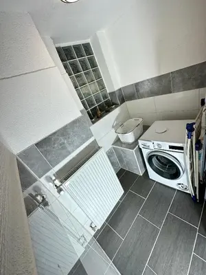 Ein Badezimmer in der Unterkunft Ferienwohnung Apolo