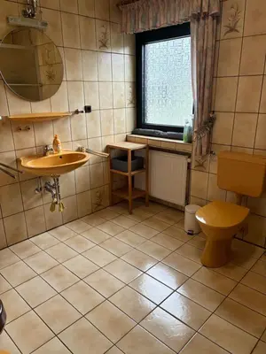 Ein Badezimmer in der Unterkunft Ferienwohnung 