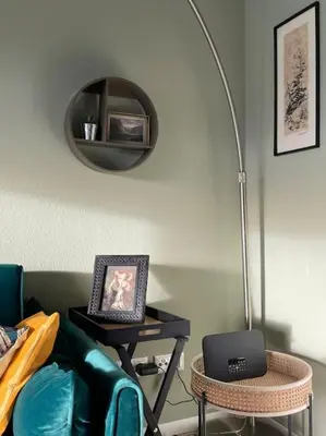 Ein Sitzbereich in der Unterkunft #1 Studioapartment mit Loreleyblick direkt an der schönsten Etappe des Rheinsteigs