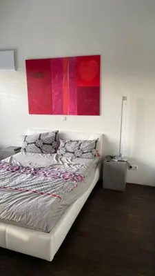 Ein Bett oder Betten in einem Zimmer der Unterkunft Ferienhaus Rolf
