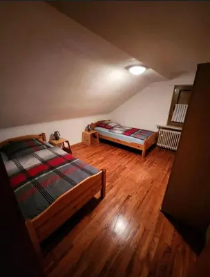 Ein Bett oder Betten in einem Zimmer der Unterkunft Ferienwohnung Michelle