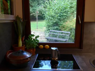 Ein Garten an der Unterkunft Bon Air