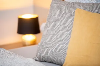 Ein Bett oder Betten in einem Zimmer der Unterkunft Villa Kaliva