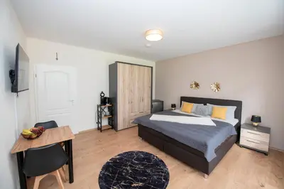 Ein Bett oder Betten in einem Zimmer der Unterkunft Villa Kaliva