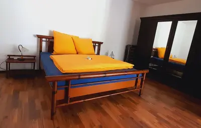 Ein Sitzbereich in der Unterkunft Ferienwohnung Aroma Moselblick