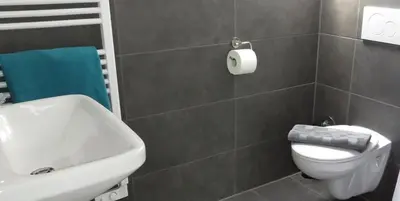 Ein Badezimmer in der Unterkunft Appartements Im Sonnenberg