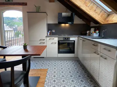 Küche/Küchenzeile in der Unterkunft Apartment Cochemer Kaffeerösterei