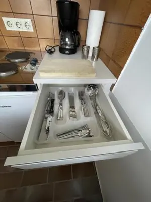 Küche/Küchenzeile in der Unterkunft Ferienwohnung in Lahnstein am Rhein