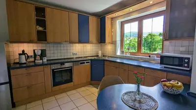 Küche/Küchenzeile in der Unterkunft Haus an der Mosel