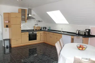 Küche/Küchenzeile in der Unterkunft Studio Blick ins Tal