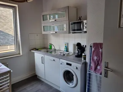 Küche/Küchenzeile in der Unterkunft MacFeWo - Komplette Ferienwohnung im Stadtkern von Mayen