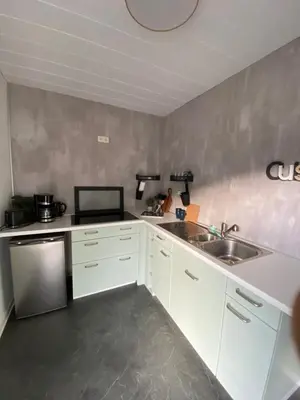 Küche/Küchenzeile in der Unterkunft Römerburg Apartments Antoniusstrasse
