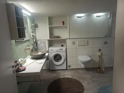 Ein Badezimmer in der Unterkunft Ferienhaus Laila