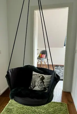 Ein Bett oder Betten in einem Zimmer der Unterkunft Trierer Heide - Architektur zum wohl fühlen