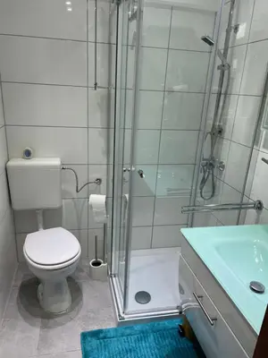 Ein Badezimmer in der Unterkunft Ferienhaus Olaf & Olga Buchali GbR