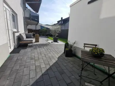 Das Gebäude in dem sich die Ferienwohnung befindet