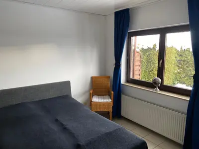 Ein Sitzbereich in der Unterkunft Gemütliche Ferienwohnung auf dem Land