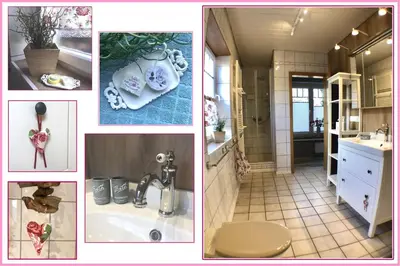 Küche/Küchenzeile in der Unterkunft Ferienwohnung Schöne Auszeit