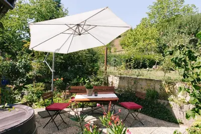 Ein Garten an der Unterkunft Ferienwohnung Am Breyer Talbach