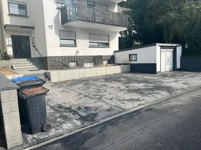 Das Gebäude in dem sich die Ferienwohnung befindet