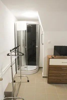 Ein Badezimmer in der Unterkunft Ferienhaus Seilerbahn 17