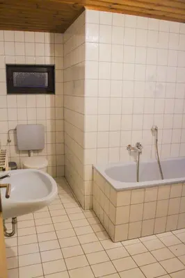 Ein Badezimmer in der Unterkunft Ferienhaus Seilerbahn 17
