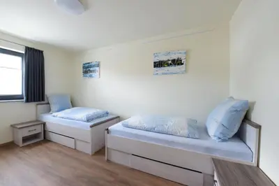 Ein Sitzbereich in der Unterkunft Staufenberg Chalets
