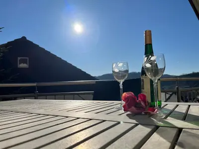 Getränke in der Unterkunft Ferienwohnung Mosel