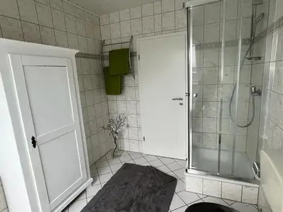 Ein Badezimmer in der Unterkunft Ferienwohnung Mosel