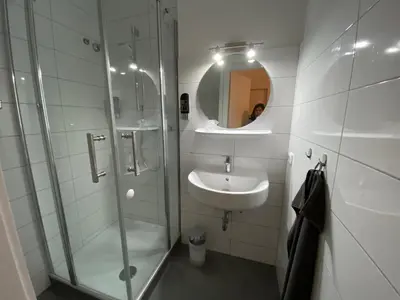 Ein Badezimmer in der Unterkunft Weinzeit Kröv