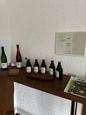 Getränke in der Unterkunft Haus am See