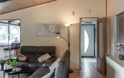 Ein Sitzbereich in der Unterkunft Ferienhaus Schöne Aussicht