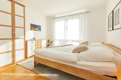 Ein Bett oder Betten in einem Zimmer der Unterkunft Daheim & Unterwegs