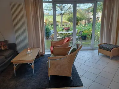 Ein Sitzbereich in der Unterkunft lenzenhaus