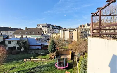 Das Gebäude in dem sich die Ferienwohnung befindet